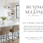 It's an image of the interior of a home asking if you are buying or selling